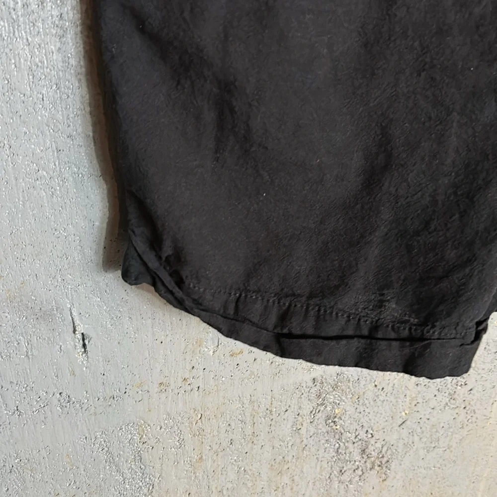 - Joe Fresh Black Sleeveless Button-Up Romper, L - Picture 6 of 10